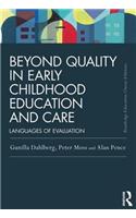 Beyond Quality in Early Childhood Education and Care