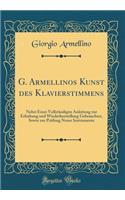 G. Armellinos Kunst Des Klavierstimmens