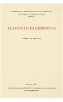 Platonism in Desportes: (North Carolina Studies in the Romance Languages and Literatures)