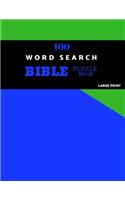 100 Word Search Bible Puzzle Book Large Print