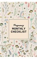 Pregnancy Monthly Checklist