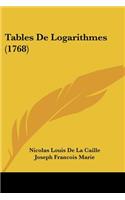 Tables De Logarithmes (1768)