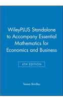 WileyPLUS Standalone to accompany Essential Mathematics for Economics and Business 4e