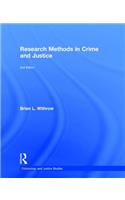 Research Methods in Crime and Justice