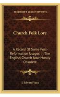 Church Folk Lore