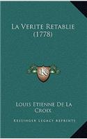 La Verite Retablie (1778)