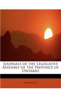 Journals of the Legislative Assembly of the Province of Ontario