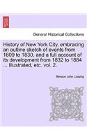 History of New York City, embracing an outline sketch of events from 1609 to 1830, and a full account of its development from 1832 to 1884 ... Illustrated, etc. vol. 2.