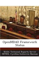 Openmdao Framework Status: (English)