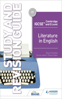 Cambridge Igcse(tm) and O Level Literature in English Study and Revision Guide