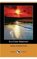 Sun-Clear Statement (Dodo Press)