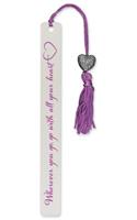 Wherever You Go, Go with All Your Heart Metal Bookmark