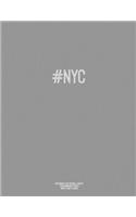 Notebook for Cornell Notes, 120 Numbered Pages, #NYC, Grey Cover: For Taking Cornell Notes, Personal Index, 8.5"x11", Hashtag Series, Genius Edition