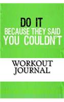 Workout Journal