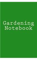 Gardening Notebook