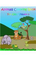 Animals Coloring Book For Kids: Zoo Happy Coloring Book