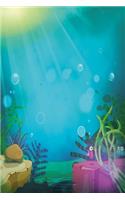 Bikini bottom Notebook: Graph Paper Notebook with 120 pages 6x9 perfect as math book, sketchbook, workbook for summer 120 Pages