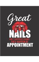 Great Nails Don't Happen by Chance They Happen by Appointment