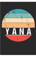 Yana: 100 Pages 6 'x 9' -Dot Graph Paper Journal Manuscript - Planner - Scratchbook - Diary