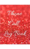 Phone Call Log Book