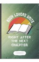 Book Lovers Unite Right After The Next Chapter