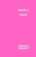 Weekly Diary Twenty Twenty: 6x9 week to a page 2020 diary planner. 12 months monthly planner, weekly diary & lined paper note pages. Perfect for teachers, students and small bu