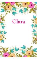 Clara: Clara Journal Diary Notebook