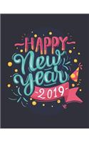 Happy New Year 2019: Gift Log Book(1 Gifts Received List)
