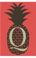 Q: Personalized Diet Journal With Weight Loss/Gain Tracker and Daily Meal Planner And Reflection With Pineapple Cover