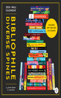 Bibliophile Diverse Spines 2024 Wall Calendar