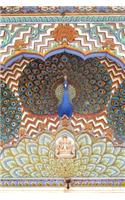 Jeypur Palace Peacock Mosaic Gate in India Journal: Take Notes, Write Down Memories in this 150 Page Lined Journal