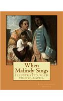 When Malindy Sings. By: Paul Laurence Dunbar, decoration By: Margaret Armstrong (1867-1944) was a 20th-century American designer, illustrator, and author.: Illustrated with