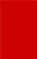 Red 101 - Lined Notebook