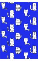 Journal Notebook For Cat Lovers Sketchy Cats Pattern 3: 110 Page Lined and Numbered Journal With Index Pages In Portable 6 x 9 Size, Perfect For Writing, Taking Notes, List Making, Journaling and Doodling(8 Wordworthy Series Lined)