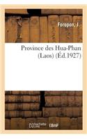 Province Des Hua-Phan (Laos)