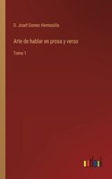 Arte de hablar en prosa y verso