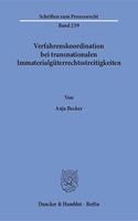 Verfahrenskoordination Bei Transnationalen Immaterialguterrechtsstreitigkeiten