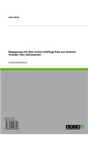 Begegnung Mit Dem Ersten Fruhlings-Satz Aus Antonio Vivaldis 'Vier Jahreszeiten'