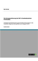 Konzeptualisierung der RAF in bundesdeutschen Printmedien