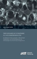 Über keramische Schwämme als Kolonneneinbauten