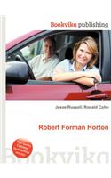 Robert Forman Horton