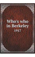 Who's who in Berkeley 1917