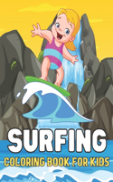 Surfing Coloring Book For Kids