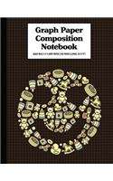 Graph Paper Composition Notebook Quad Rule 5x5 Grid Paper - 150 Sheets (Large, 8.5 x 11"): Toy Smile