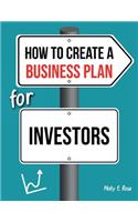 How To Create A Business Plan For Investors