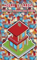 Libro para colorear de hogar y jardín para adultos