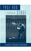 Page and Stage: An Approach to Script Analysis