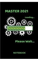 Master 2021 Loading: Squared Notebook - Journal Diary - A5 Format - Squared Pages