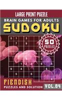 Fiendish Sudoku Large Print