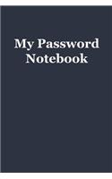 My Password Notebook